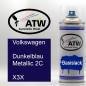 Preview: Volkswagen, Dunkelblau Metallic 2C, X3X: 400ml Sprühdose, von ATW Autoteile West.